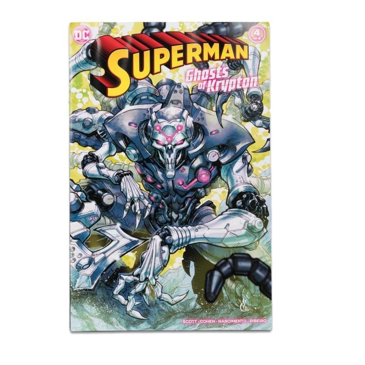 Superman: Ghosts of Krypton Page Punchers Brainiac 7" Figure with Comic Gallery Image 8