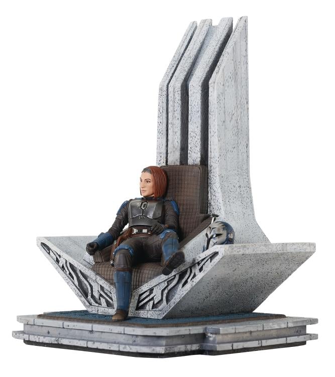 The Mandalorian Premier Collection Bo-Katan on Throne 1/7 Scale Limited Edition Statue Gallery Image 17