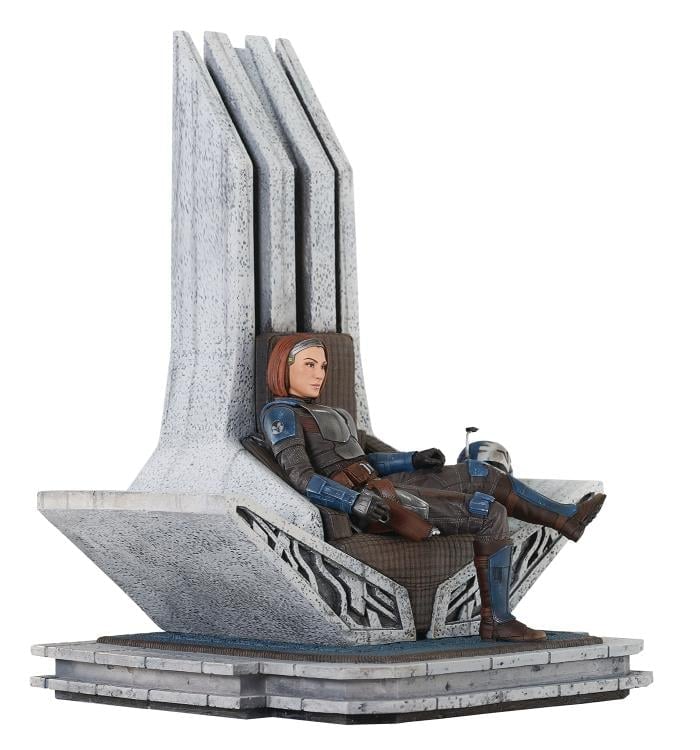 The Mandalorian Premier Collection Bo-Katan on Throne 1/7 Scale Limited Edition Statue Gallery Image 16