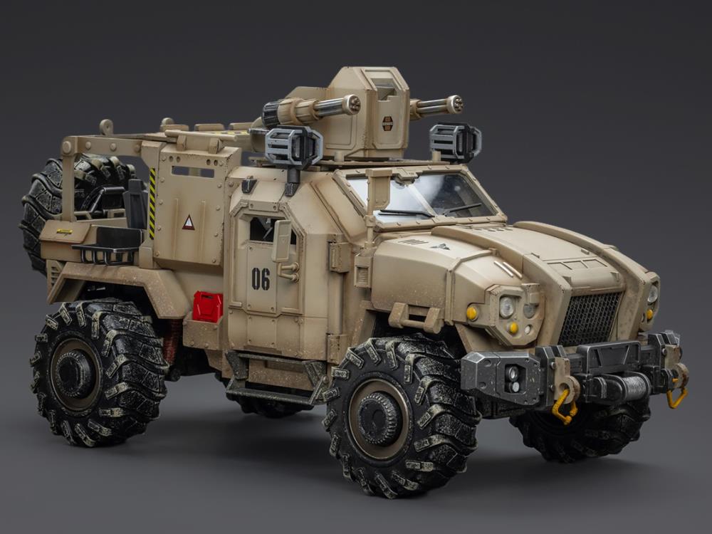 Military Figures Cyclone Assault Armored Car 1/18 Scale Vehicle