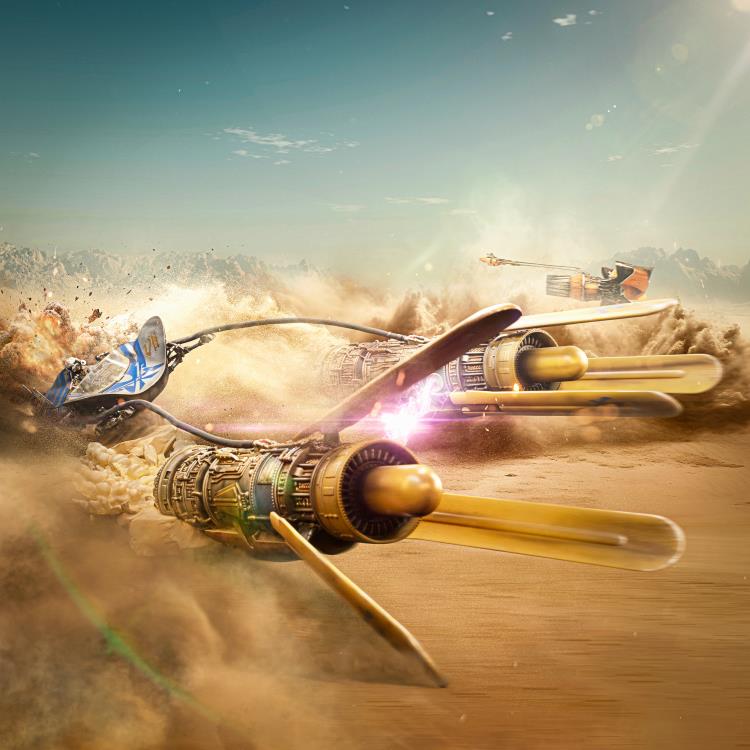 Star Wars: The Phantom Menace Anakin's Podracer 1/20 Demi Art Scale Limited Edition Statue Gallery Image 13
