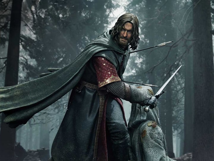 The Lord of the Rings Premium Masterline Boromir 1/4 Scale Statue Gallery Image 1
