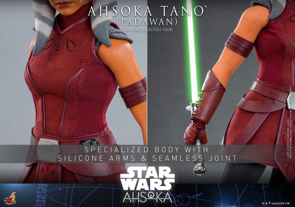 Star Wars: Ahsoka TMS123 Ahsoka Tano (Padawan) 1/6th Scale Collectible Figure Gallery Image 22