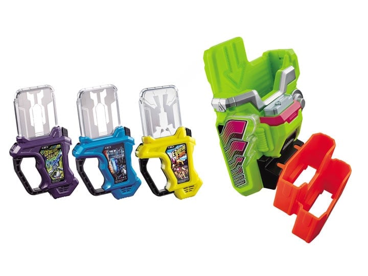 Kamen Rider Ex-Aid Super Best DX 3 Rider Gashat & Kimewaza Slot Holder Set Gallery Image 1