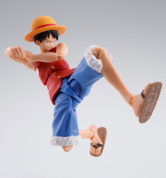 One Piece S.H.Figuarts Monkey D. Luffy (Romance Dawn) Action Figure Gallery Image 6