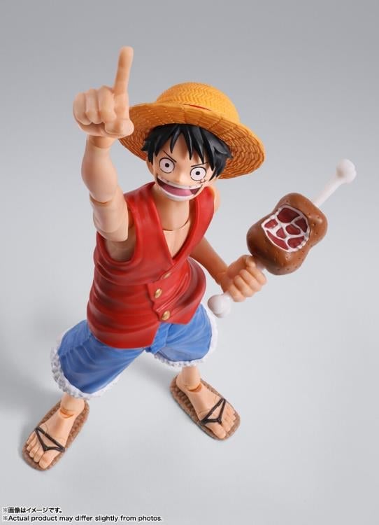 One Piece S.H.Figuarts Monkey D. Luffy (Romance Dawn) Action Figure Gallery Image 9