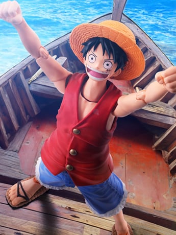 One Piece S.H.Figuarts Monkey D. Luffy (Romance Dawn) Action Figure Gallery Image 2