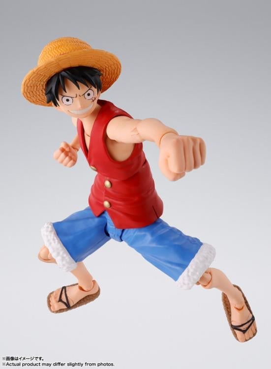 One Piece S.H.Figuarts Monkey D. Luffy (Romance Dawn) Action Figure Gallery Image 5
