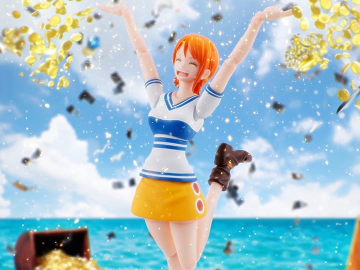 One Piece S.H.Figuarts Nami (Romance Dawn) Action Figure Gallery Image 1