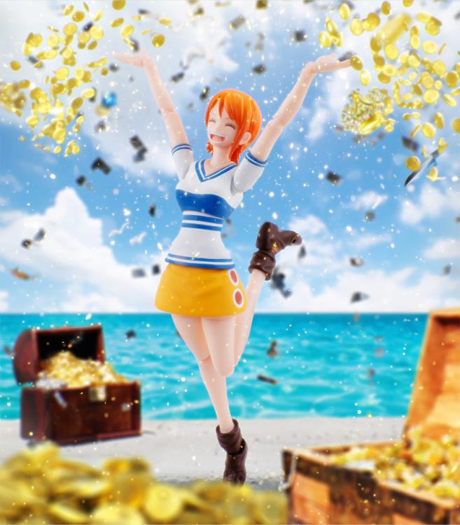 One Piece S.H.Figuarts Nami (Romance Dawn) Action Figure Gallery Image 3