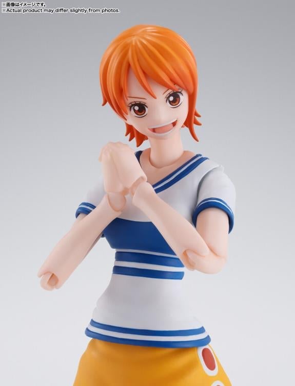One Piece S.H.Figuarts Nami (Romance Dawn) Action Figure Gallery Image 9