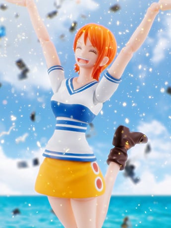 One Piece S.H.Figuarts Nami (Romance Dawn) Action Figure Gallery Image 2