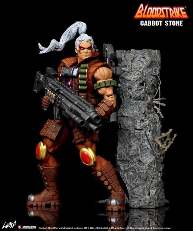 Rob Liefeld's Bloodstrike Cabbot Stone 1/12 Scale Action Figure Gallery Image 9