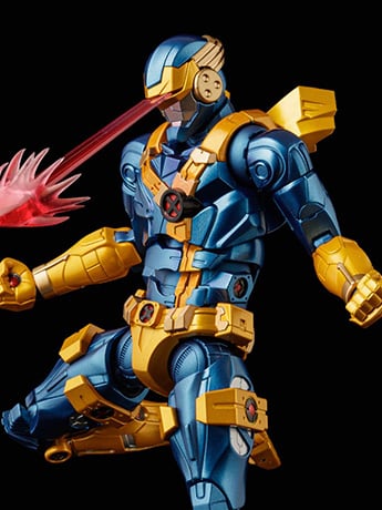 Marvel Fighting Armor Cyclops Action Figure Gallery Image 2