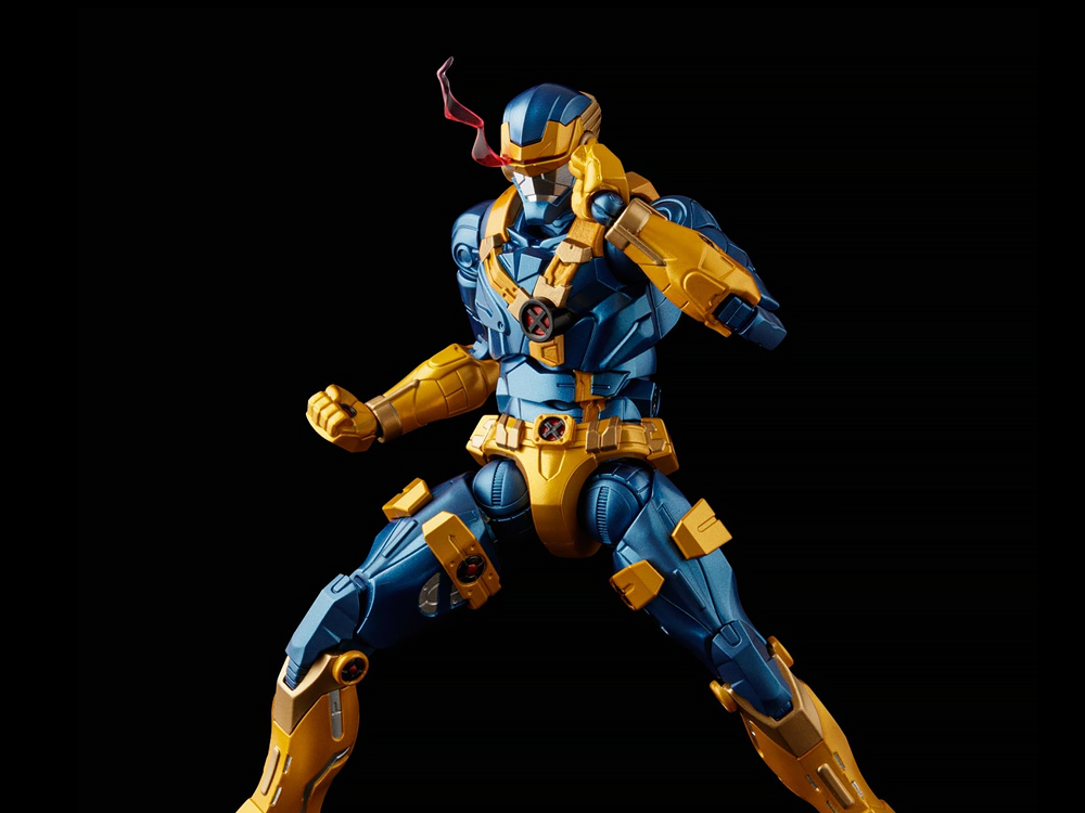 Marvel Fighting Armor Cyclops Action Figure Gallery Image 1