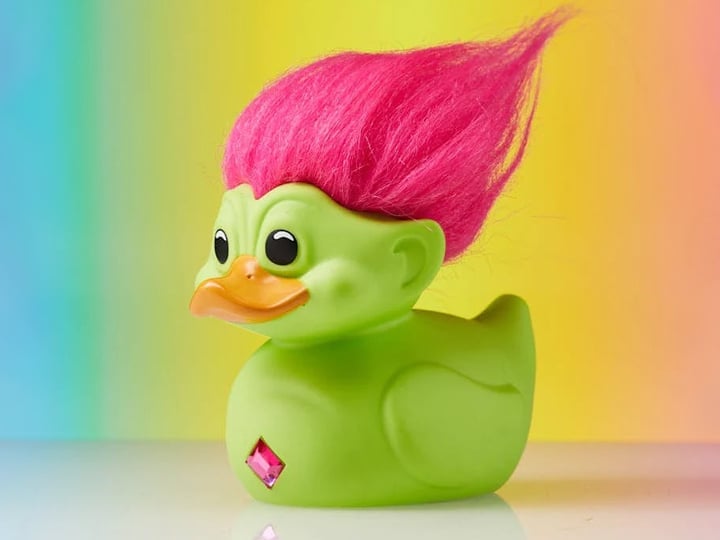 Trolls TUBBZ Green Troll (Pink Hair) (First Edition) Gallery Image 1
