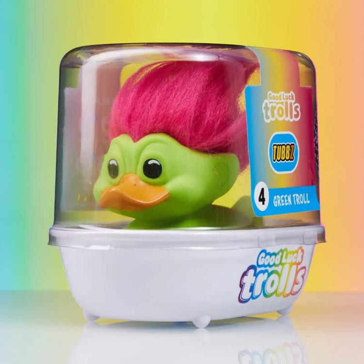 Trolls TUBBZ Green Troll (Pink Hair) (First Edition) Gallery Image 9