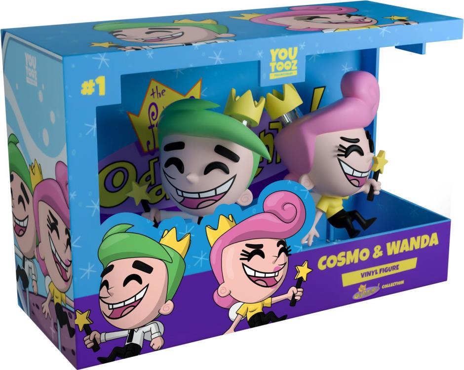 The Fairly OddParents Cosmo and Wanda Vinyl Figure Set Gallery Image 6