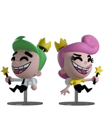 The Fairly OddParents Cosmo and Wanda Vinyl Figure Set Gallery Image 2