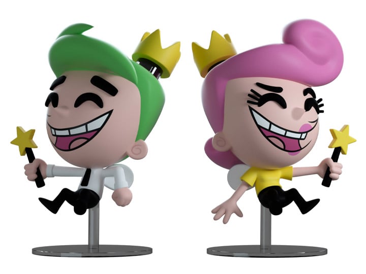 The Fairly OddParents Cosmo and Wanda Vinyl Figure Set Gallery Image 1