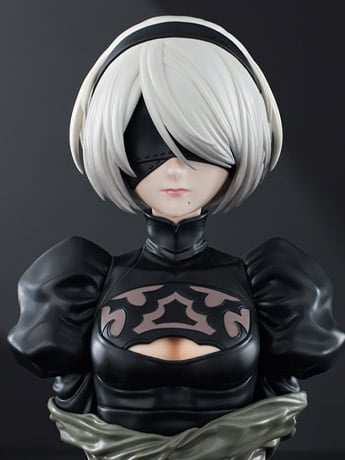NieR: Automata Ver1.1a Ichibansho 2B Art Scale Bust Gallery Image 2