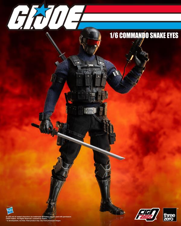 1/6 FigZero/ G.I.ジョー: コマンドー・スネークアイズ 7119 G.I. Joe FigZero Commando Snake Eyes 1/6 Scale Figure