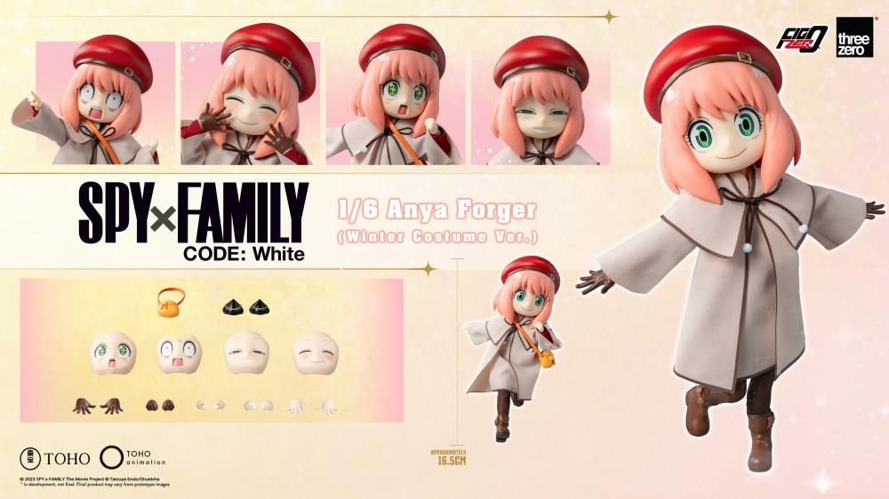 Spy x Family Code: White FigZero Anya Forger (Winter Costume Ver.) 1/6 Scale Figure Gallery Image 18