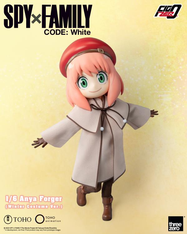 Spy x Family Code: White FigZero Anya Forger (Winter Costume Ver.) 1/6 Scale Figure Gallery Image 10
