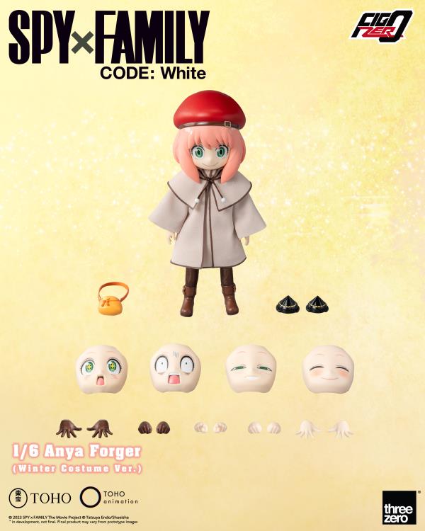 Spy x Family Code: White FigZero Anya Forger (Winter Costume Ver.) 1/6 Scale Figure Gallery Image 20