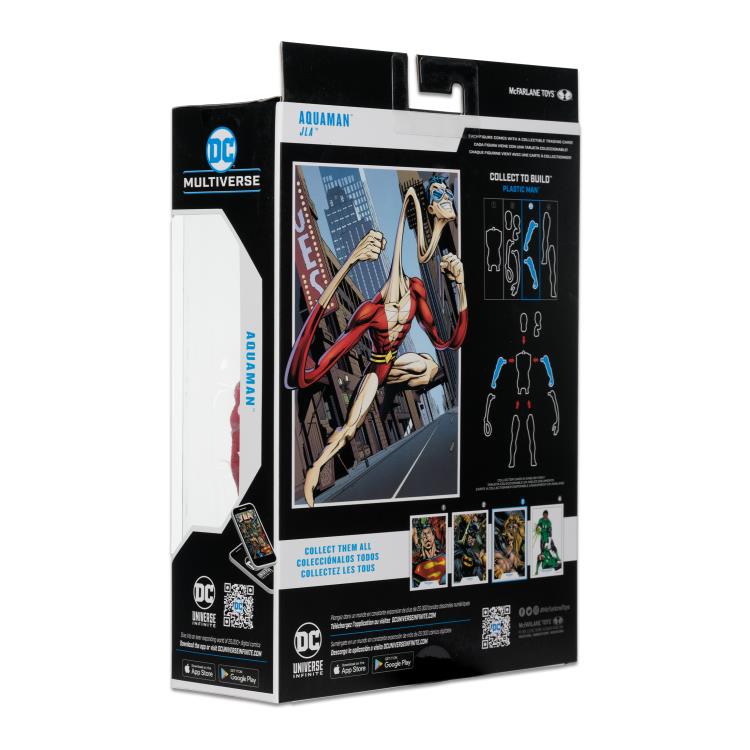 JLA DC Multiverse Aquaman Action Figure (Collect to Build: Plastic Man) Gallery Image 14
