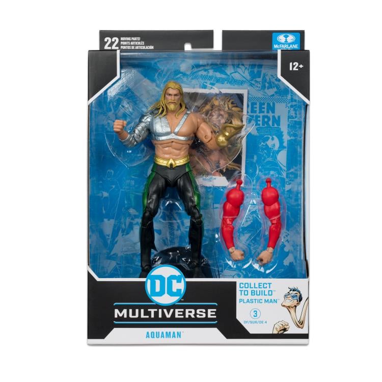 JLA DC Multiverse Aquaman Action Figure (Collect to Build: Plastic Man) Gallery Image 12