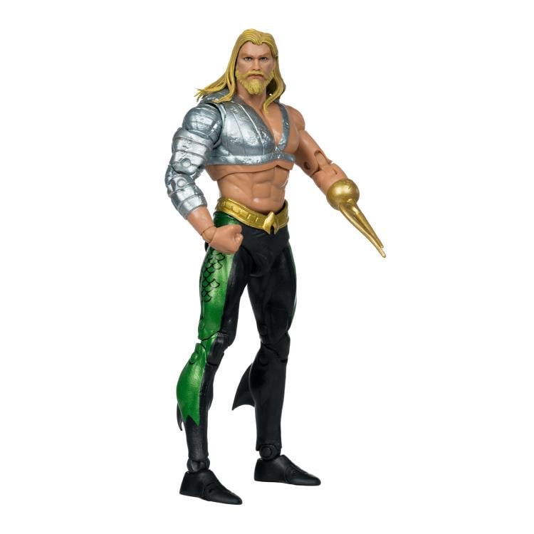 JLA DC Multiverse Aquaman Action Figure (Collect to Build: Plastic Man) Gallery Image 4