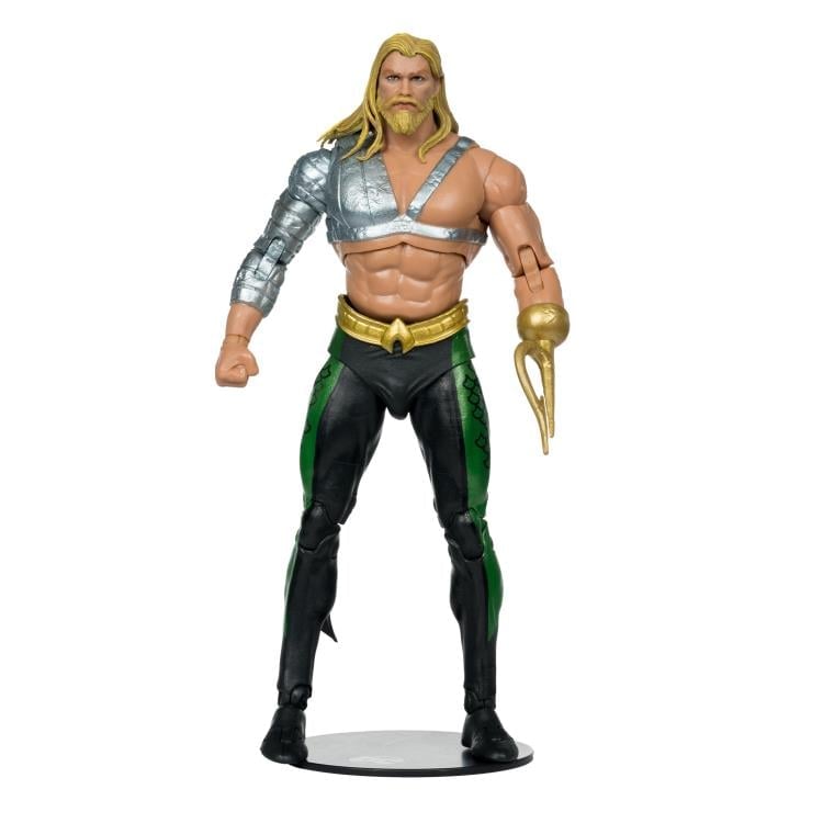 JLA DC Multiverse Aquaman Action Figure (Collect to Build: Plastic Man) Gallery Image 5