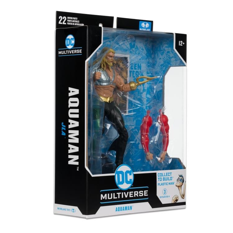JLA DC Multiverse Aquaman Action Figure (Collect to Build: Plastic Man) Gallery Image 13