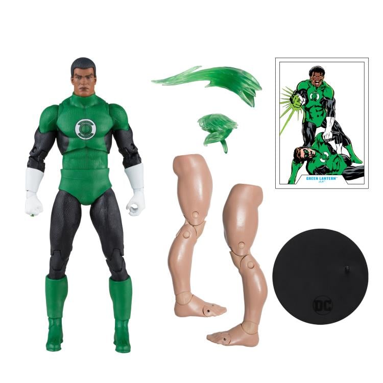 JLA DC Multiverse Green Lantern (John Stewart) Action Figure (Collect to Build: Plastic Man) Gallery Image 10