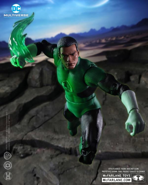 JLA DC Multiverse Green Lantern (John Stewart) Action Figure (Collect to Build: Plastic Man) Gallery Image 3