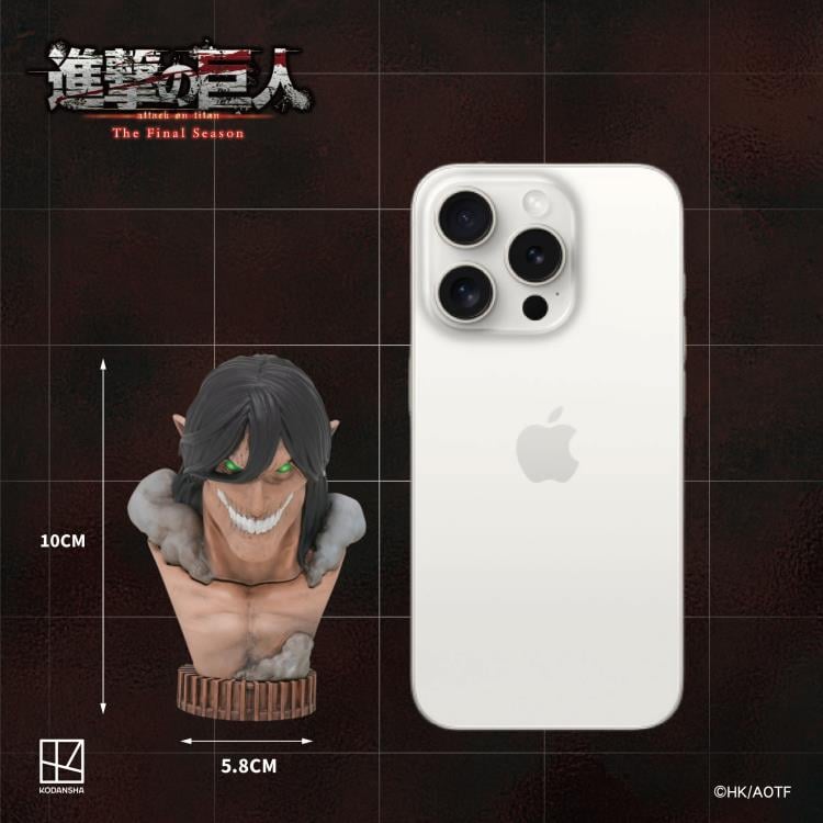 Attack on Titan Attack Titan 3D Bust Figure Gallery Image 4