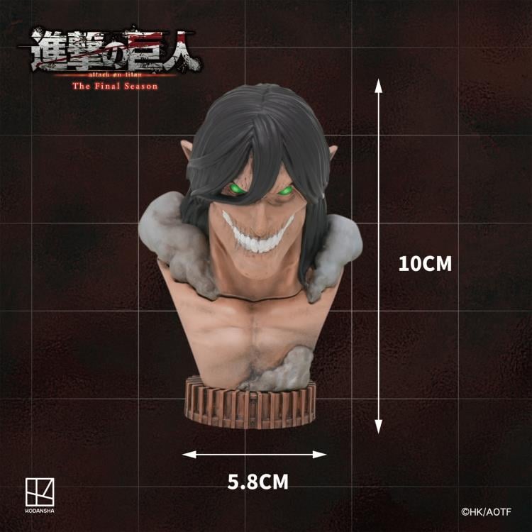Attack on Titan Attack Titan 3D Bust Figure Gallery Image 3