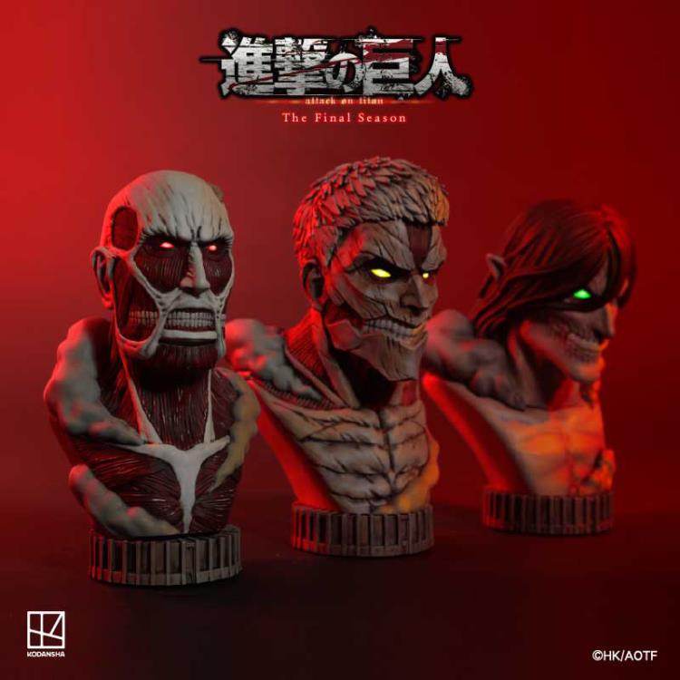 Attack on Titan Attack Titan 3D Bust Figure Gallery Image 8
