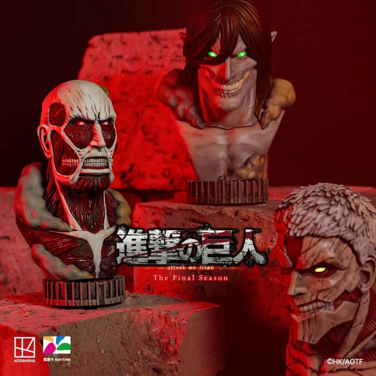 Attack on Titan Attack Titan 3D Bust Figure Gallery Image 6
