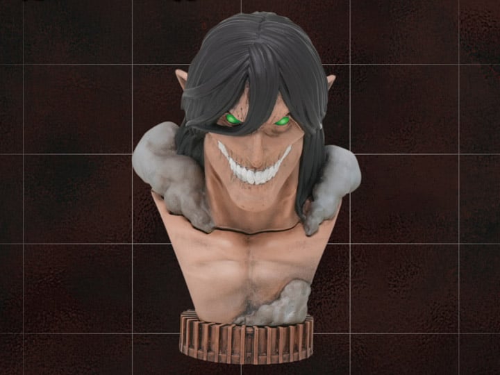 Attack on Titan Attack Titan 3D Bust Figure Gallery Image 1