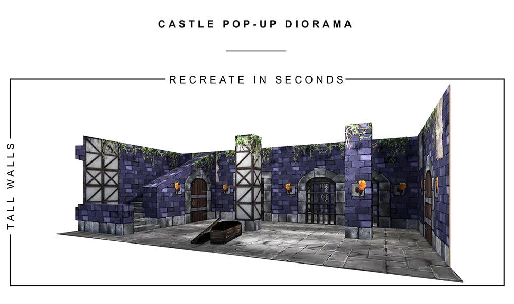 Castle 1/12 Scale Pop-Up Diorama Gallery Image 6