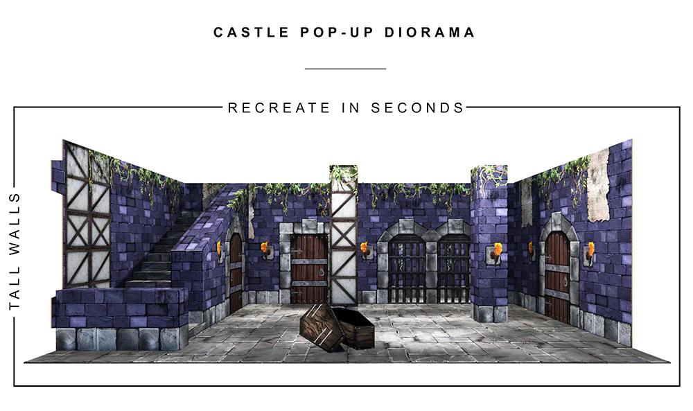 Castle 1/12 Scale Pop-Up Diorama Gallery Image 3
