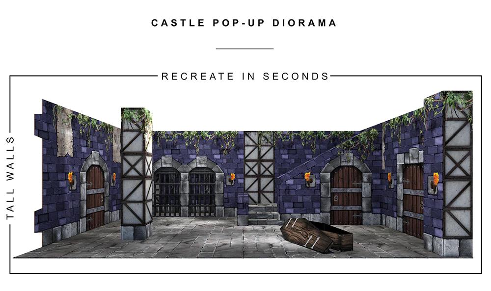 Castle 1/12 Scale Pop-Up Diorama Gallery Image 5