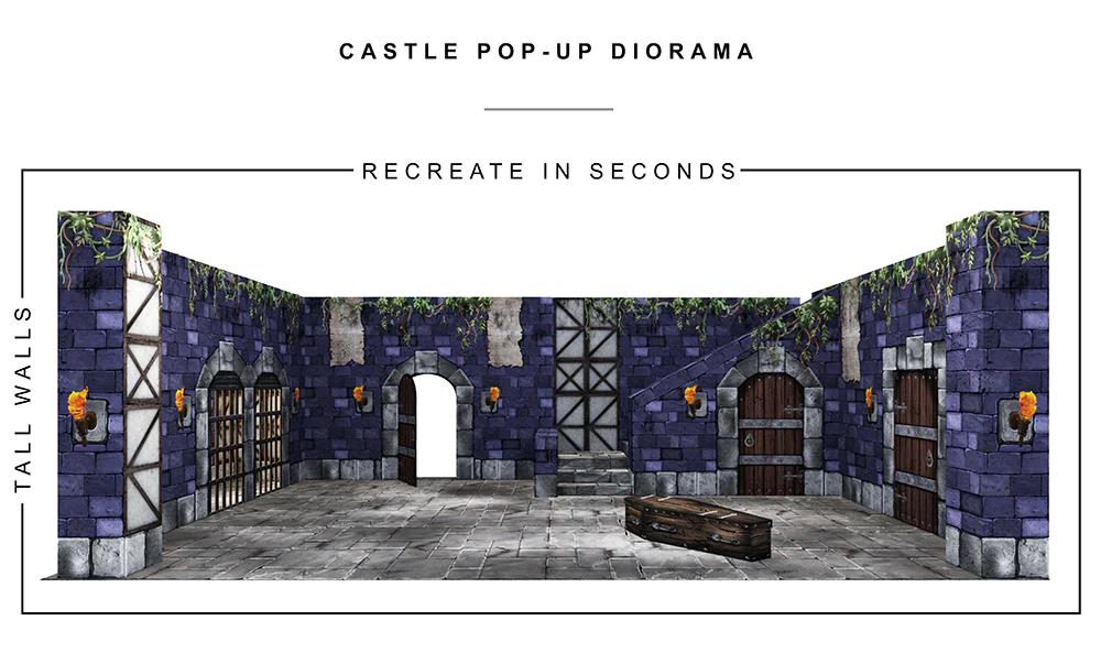 Castle 1/12 Scale Pop-Up Diorama Gallery Image 4