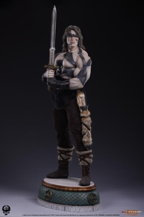 Conan the Barbarian Elite Series Conan (War Paint Ver.) 1/2 Scale Statue Gallery Image 10