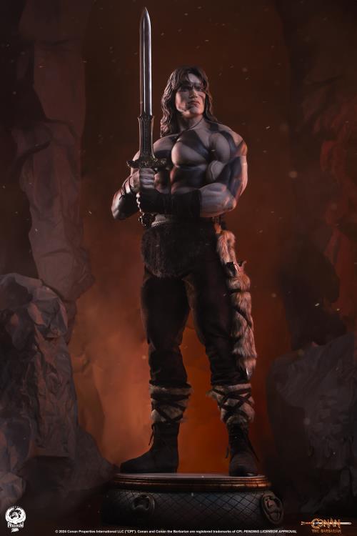Conan the Barbarian Elite Series Conan (War Paint Ver.) 1/2 Scale Statue Gallery Image 4