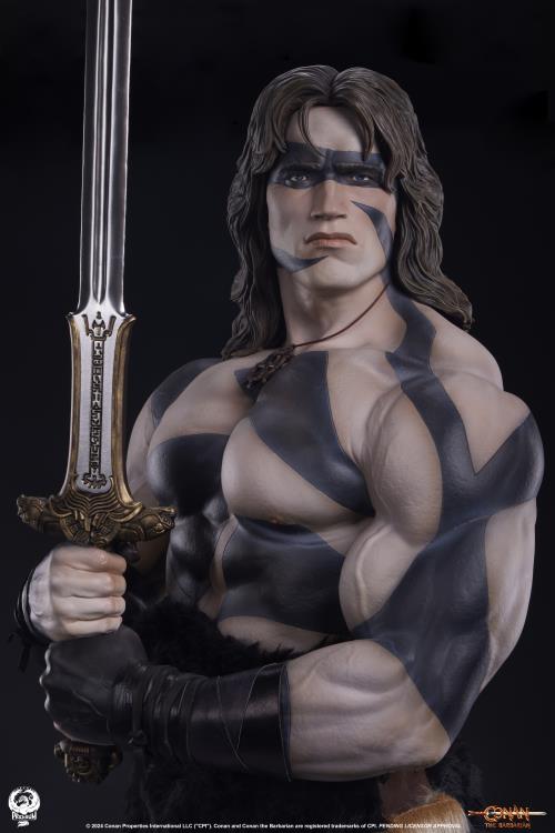 Conan the Barbarian Elite Series Conan (War Paint Ver.) 1/2 Scale Statue Gallery Image 18