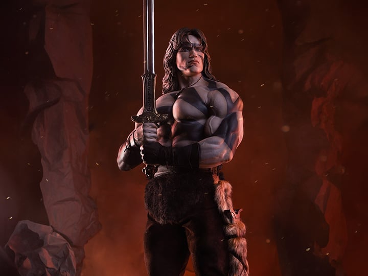 Conan the Barbarian Elite Series Conan (War Paint Ver.) 1/2 Scale Statue Gallery Image 1