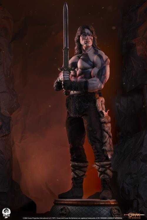 Conan the Barbarian Elite Series Conan (War Paint Ver.) 1/2 Scale Statue Gallery Image 9